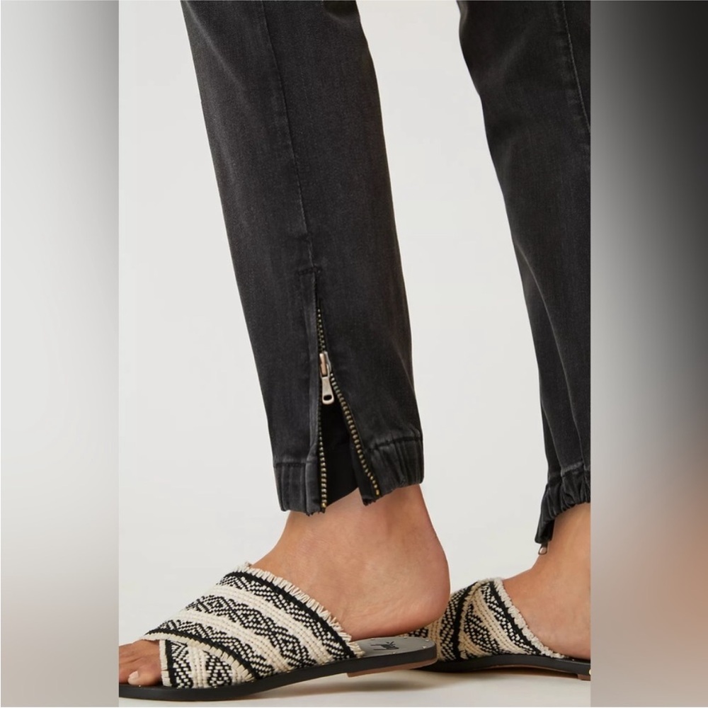 PAIGE Mayslie Mid-Rise Jogger Jeans 28 faded mist - Picture 8 of 11